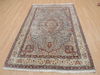 Isfahan Blue Hand Knotted 47 X 73  Area Rug 100-109739 Thumb 15