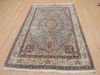 Isfahan Blue Hand Knotted 47 X 73 Area Rug 100-109739 Thumb 15