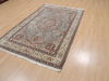 Isfahan Blue Hand Knotted 47 X 73  Area Rug 100-109739 Thumb 16
