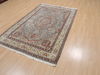 Isfahan Blue Hand Knotted 47 X 73 Area Rug 100-109739 Thumb 16
