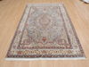 Isfahan Blue Hand Knotted 47 X 73  Area Rug 100-109739 Thumb 17