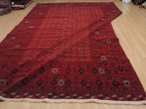 Khan Mohammadi Red Hand Knotted 910 X 157 Area Rug 100-109751 Image 14
