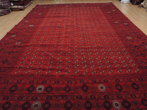 Khan Mohammadi Red Hand Knotted 910 X 157 Area Rug 100-109751 Image 4