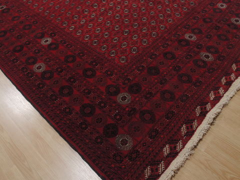 Khan Mohammadi Red Hand Knotted 910 X 157 Area Rug 100-109751 Image 9