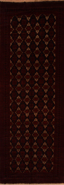 Khan Mohammadi Blue Hand Knotted 67 X 172 Area Rug 100-109753 Image 0