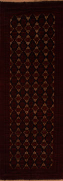Khan Mohammadi Blue Hand Knotted 6'7" X 17'2"  Area Rug 100-109753