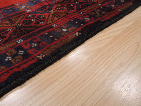 Khan Mohammadi Red Hand Knotted 82 X 1310 Area Rug 100-109754 Image 11