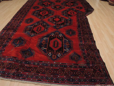 Khan Mohammadi Red Hand Knotted 82 X 1310 Area Rug 100-109754 Image 15