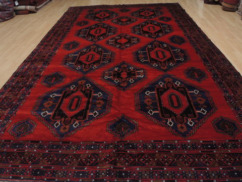 Khan Mohammadi Red Hand Knotted 82 X 1310 Area Rug 100-109754 Image 6