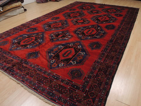 Khan Mohammadi Red Hand Knotted 82 X 1310 Area Rug 100-109754 Image 7