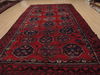 Khan Mohammadi Red Hand Knotted 97 X 136  Area Rug 100-109755 Thumb 1