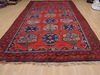 Khan Mohammadi Red Hand Knotted 97 X 136  Area Rug 100-109755 Thumb 4