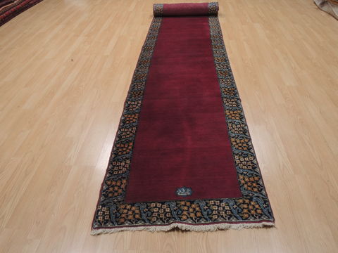 Tabriz Red Runner Hand Knotted 27 X 170 Area Rug 100-109761 Image 1