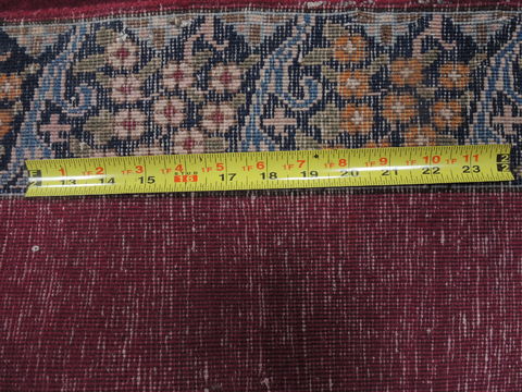 Tabriz Red Runner Hand Knotted 27 X 170 Area Rug 100-109761 Image 9