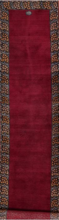 Tabriz Red Runner Hand Knotted 27 X 170 Area Rug 100-109761 Image 0