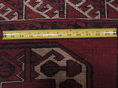 Khan Mohammadi Red Runner Hand Knotted 38 X 94 Area Rug 100-109762 Image 10