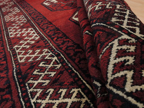 Khan Mohammadi Red Runner Hand Knotted 38 X 94 Area Rug 100-109762 Image 8