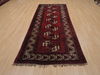 Khan Mohammadi Red Runner Hand Knotted 38 X 94 Area Rug 100-109762 Thumb 1