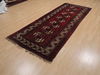 Khan Mohammadi Red Runner Hand Knotted 38 X 94 Area Rug 100-109762 Thumb 2