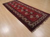 Khan Mohammadi Red Runner Hand Knotted 38 X 94  Area Rug 100-109762 Thumb 3