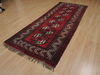 Khan Mohammadi Red Runner Hand Knotted 38 X 94  Area Rug 100-109762 Thumb 5