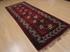 Khan Mohammadi Red Runner Hand Knotted 38 X 94  Area Rug 100-109762 Thumb 6