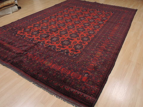 Khan Mohammadi Red Hand Knotted 80 X 114 Area Rug 100-109763 Image 5