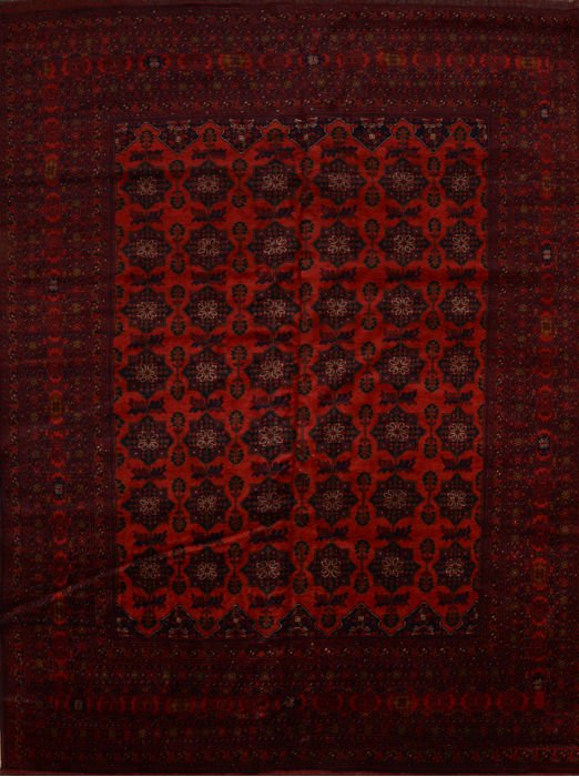 Khan Mohammadi Red Hand Knotted 80 X 114 Area Rug 100-109763 Image 0