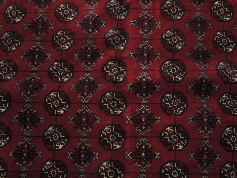 Bokhara Red Hand Knotted 100 X 121 Area Rug 100-109764 Image 7