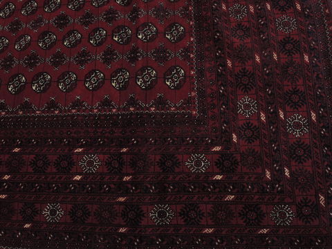 Bokhara Red Hand Knotted 100 X 121 Area Rug 100-109764 Image 9