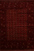 Bokhara Red Hand Knotted 100 X 121 Area Rug 100-109764 Thumb 0
