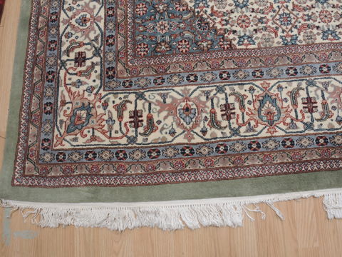 Mahi Green Hand Knotted 100 X 146 Area Rug 100-109766 Image 6