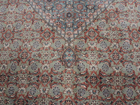 Mahi Green Hand Knotted 100 X 146 Area Rug 100-109766 Image 9