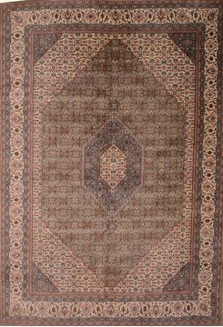 Mahi Green Hand Knotted 10'0" X 14'6"  Area Rug 100-109766