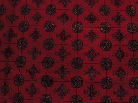 Khan Mohammadi Red Hand Knotted 98 X 125 Area Rug 100-109789 Image 12