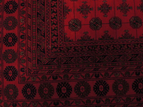 Khan Mohammadi Red Hand Knotted 98 X 125 Area Rug 100-109789 Image 13