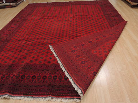 Khan Mohammadi Red Hand Knotted 98 X 125 Area Rug 100-109789 Image 18