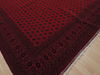 Khan Mohammadi Red Hand Knotted 98 X 125 Area Rug 100-109789 Thumb 10