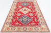 Kazak Red Hand Knotted 66 X 103  Area Rug 700-109793 Thumb 1
