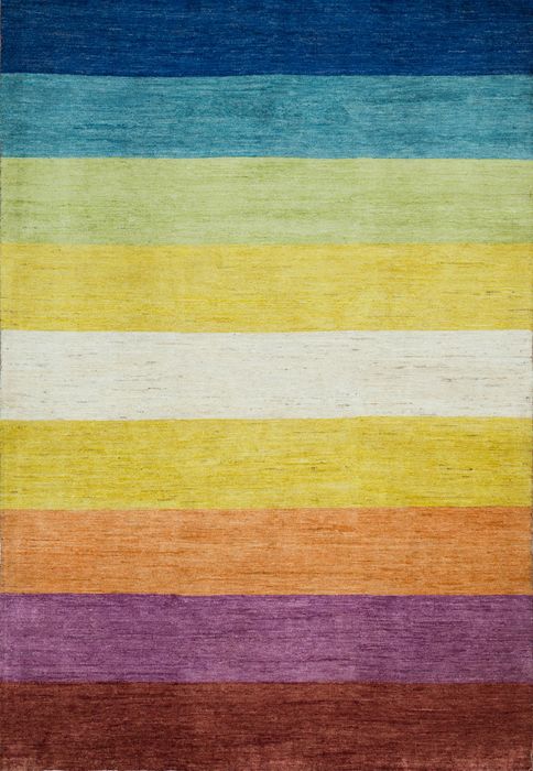 Gabbeh Multicolor Hand Knotted 66 X 97  Area Rug 700-109802 Image 0