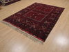 Khan Mohammadi Red Hand Knotted 57 X 73  Area Rug 100-109811 Thumb 2