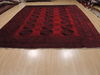 Khan Mohammadi Red Hand Knotted 99 X 123  Area Rug 100-109813 Thumb 1
