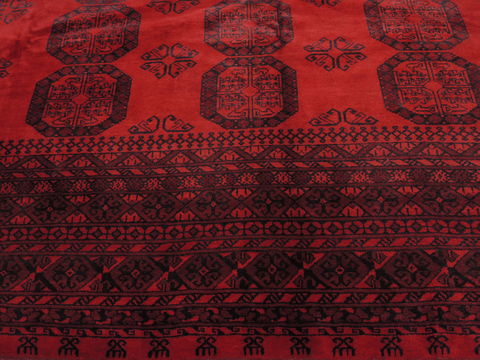 Khan Mohammadi Red Hand Knotted 109 X 137 Area Rug 100-109814 Image 7
