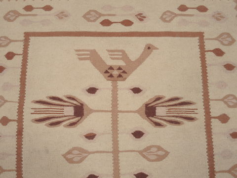 Kilim Beige Flat Woven 30 X 50 Area Rug 100-109816 Image 3