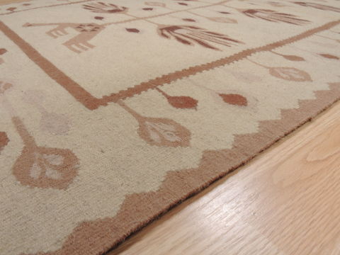 Kilim Beige Flat Woven 30 X 50 Area Rug 100-109816 Image 4