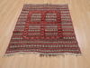 Kilim Red Square Flat Woven 37 X 46  Area Rug 100-109820 Thumb 1