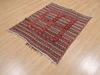 Kilim Red Square Flat Woven 37 X 46  Area Rug 100-109820 Thumb 2