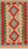 Kilim Red Flat Woven 37 X 59 Area Rug 100-109821 Thumb 0