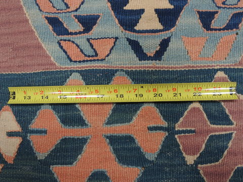 Kilim Blue Flat Woven 37 X 56 Area Rug 100-109822 Image 7
