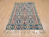 Kilim Blue Flat Woven 37 X 56 Area Rug 100-109822 Thumb 1